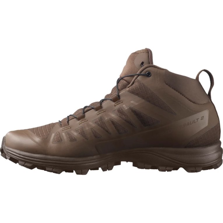 Chocolate Salomon Speed Assault 2 Men's Tactical Boots | IE DB1724